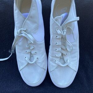 Nike Off-White Canvas Sneakers